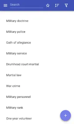 Military law android App screenshot 13