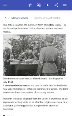 Military law android App screenshot 6